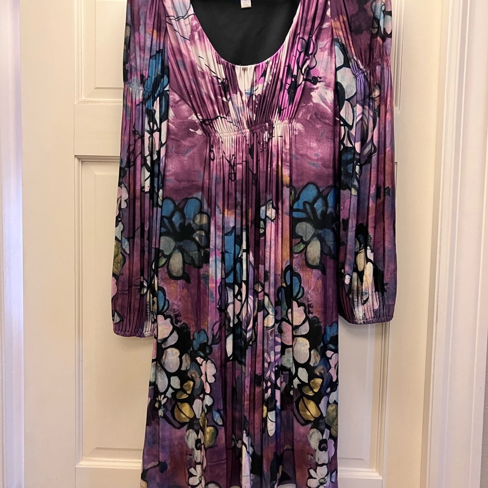Floral Purple Dress